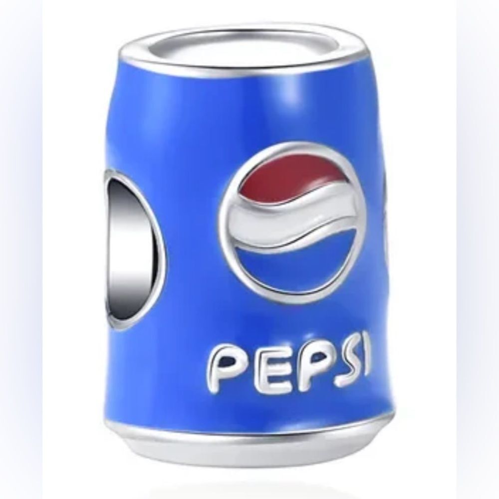 NWOT Pepsi Silver 925 Charm Pandora Fit